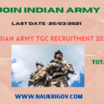 Indian Army TGC-133 Recruitment 2021