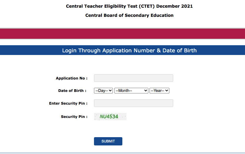 CBSE CTET December Admit Card 2021 Released – Check Here