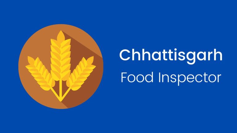 CG Food Inspector Vacancy 2022