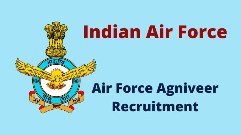 Indian Airforce Agniveer Vayu 01/2023 Online Form 2022