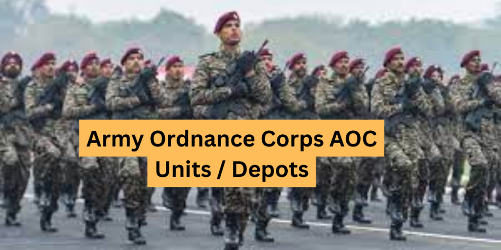 Army Ordnance AOC Material Assistant Recruitment Online Form 2022
