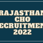 RSMSSB Rajasthan CHO Recruitment 2022