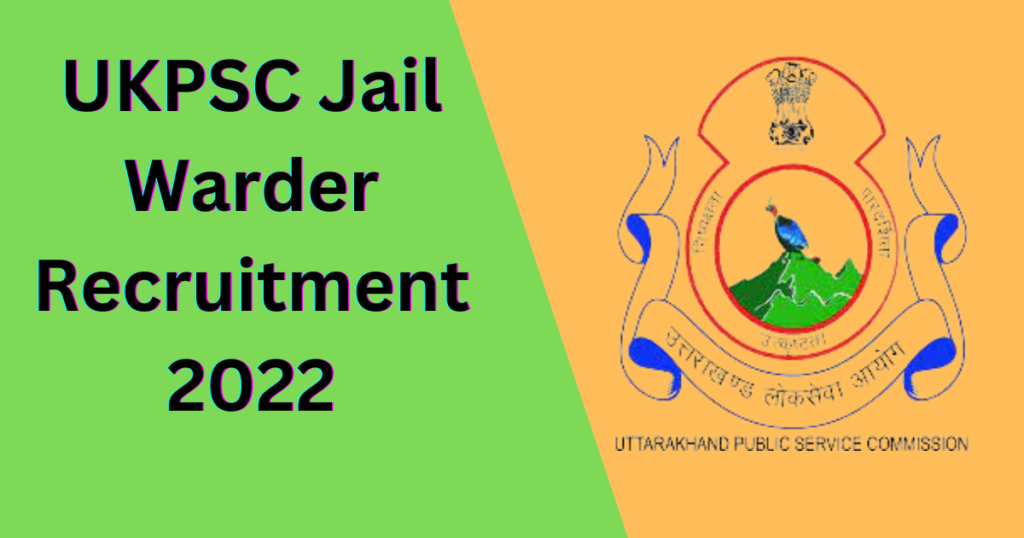UKPSC Jail Warden Online Form 2022