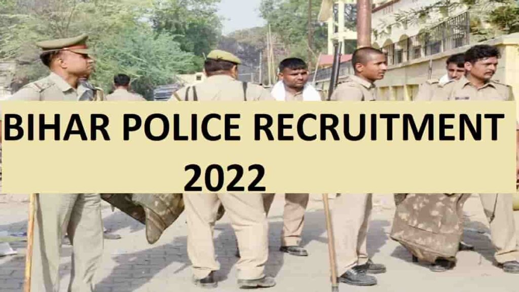 CSBC Bihar Police Constable Prohibition Excise Recruitment 2022